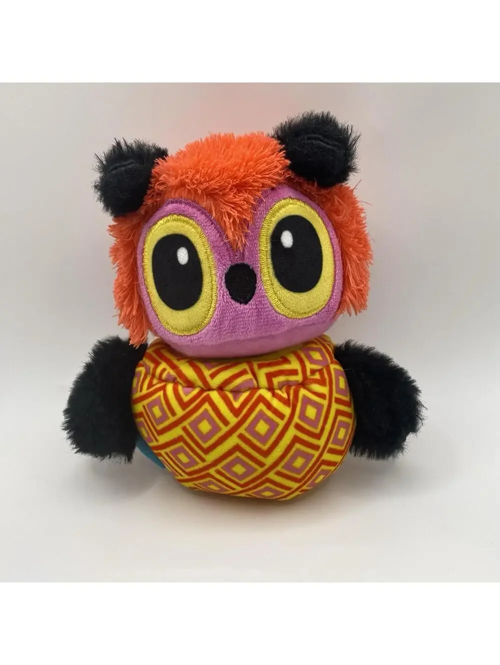 Bark Box Madagascar Oly  Red Owl Dog Toy